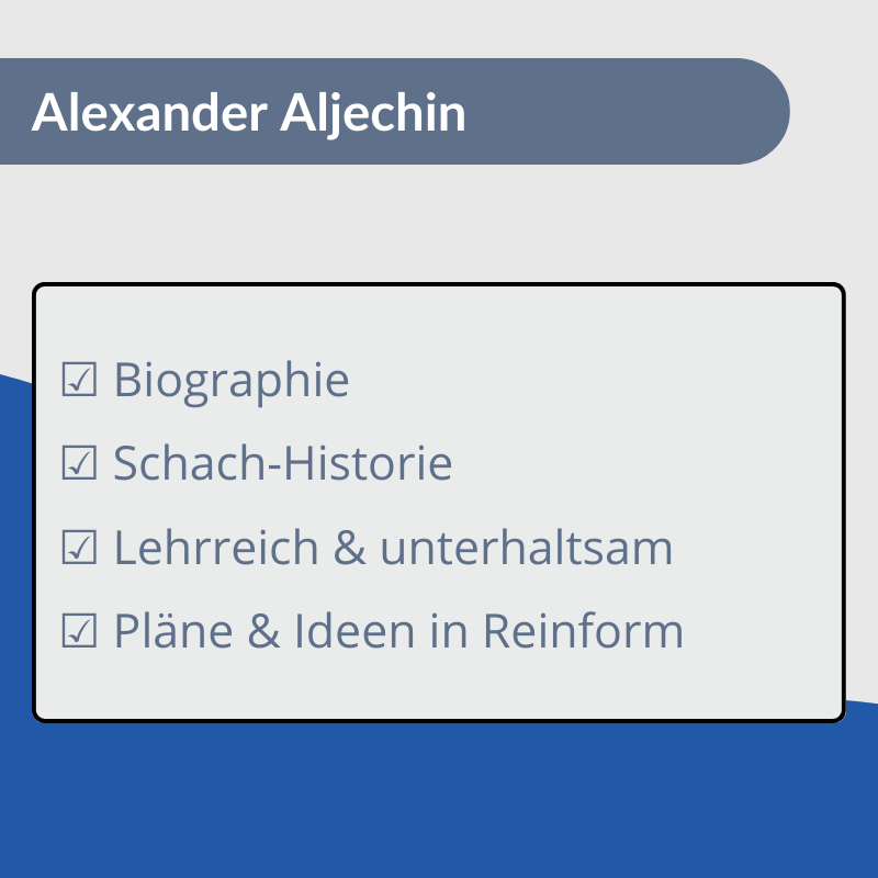 4. Weltmeister: Alexander Aljechin