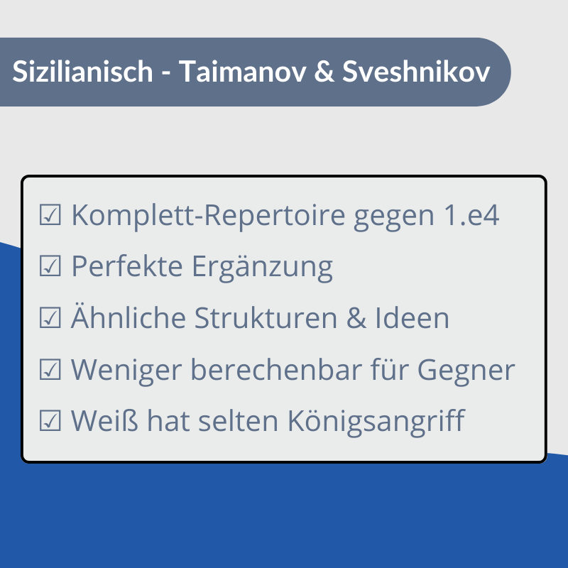 Sizilianisch - Taimanov & Sveshnikov