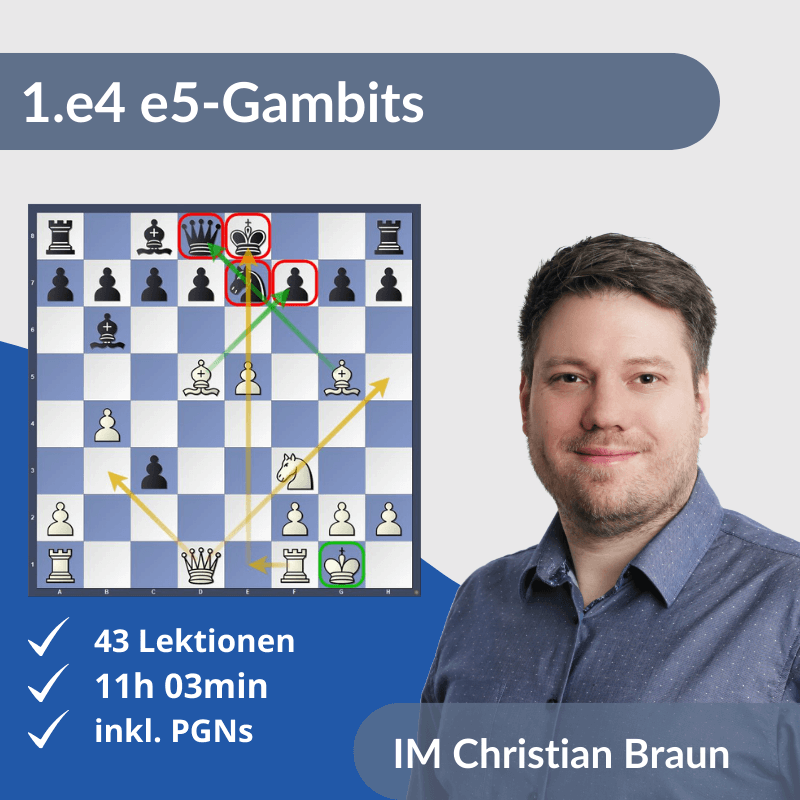 Die besten Weiß-Gambits nach 1.e4 e5